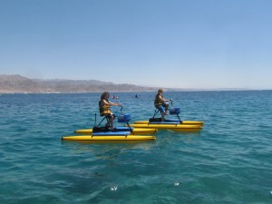 Water cycling.. you can even do it standing up!